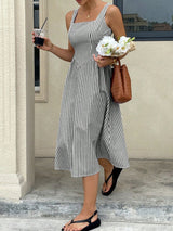 Rayure Midi Dress